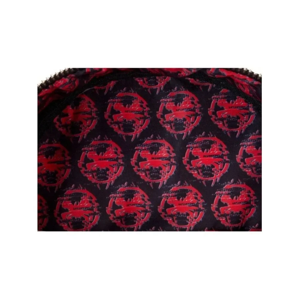 Loungefly Spiderverse Miles Morales Hoody Cosplay Mini Backpack Lenticular NWT